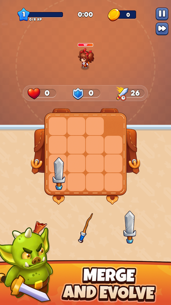 Brawl Bag - Merge & Fight - Gameplay image of android game