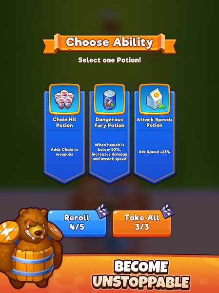 Brawl Bag - Merge & Fight - Gameplay image of android game