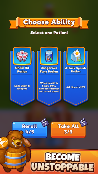 Brawl Bag - Merge & Fight - Gameplay image of android game