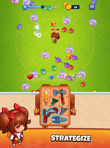 Brawl Bag - Merge & Fight - Gameplay image of android game