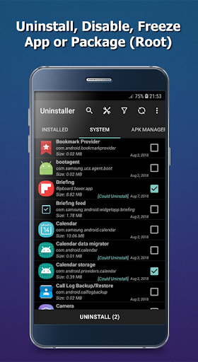 Root Uninstaller - عکس برنامه موبایلی اندروید