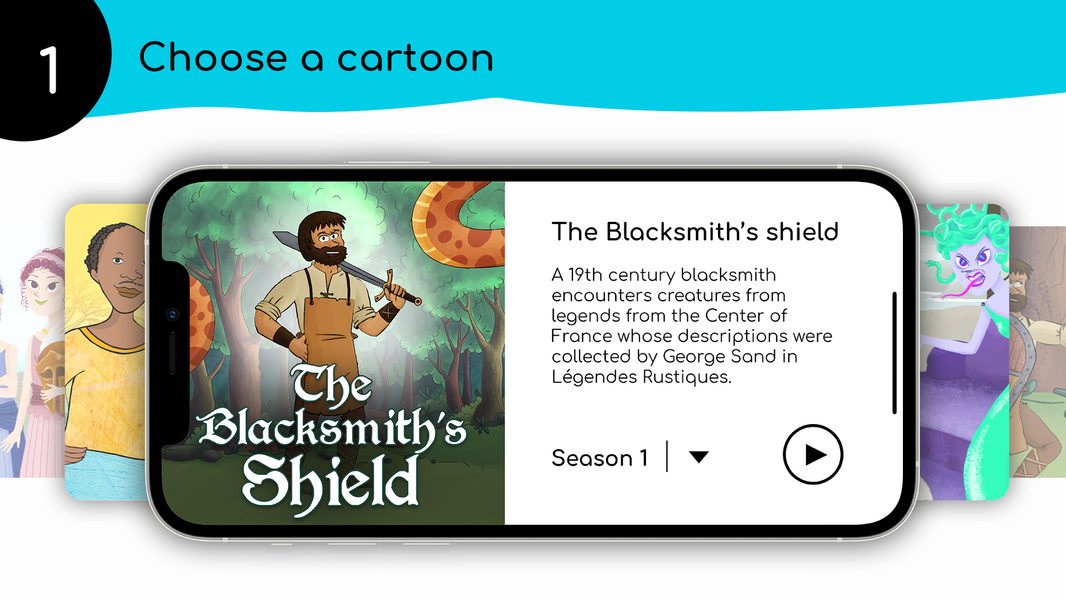 Wakatoon Interactive Cartoons - Image screenshot of android app
