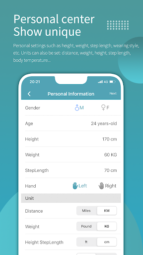 Wearfit - Image screenshot of android app