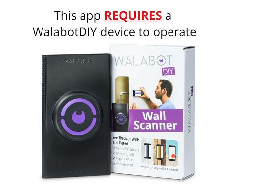 Walabot DIY - عکس برنامه موبایلی اندروید