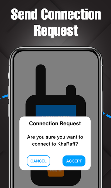 PTT walkie talkie - wifi Call - Image screenshot of android app