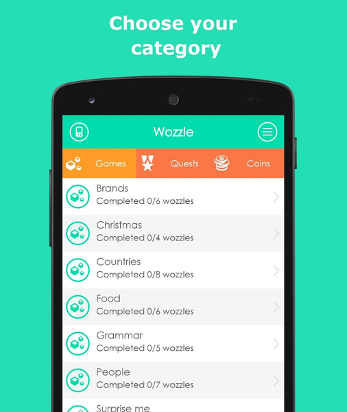 Word Search - Wozzle - Gameplay image of android game