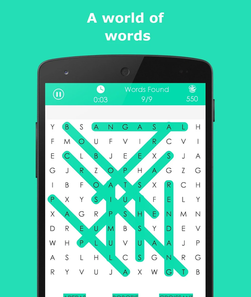 Word Search - Wozzle - Gameplay image of android game