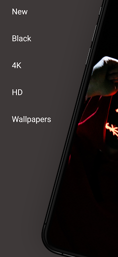 Black Wallpapers 4K - HD Backgrounds - Image screenshot of android app