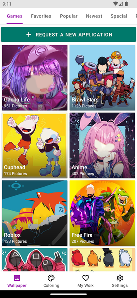 GameStack: Gaming Wallpapers - Image screenshot of android app