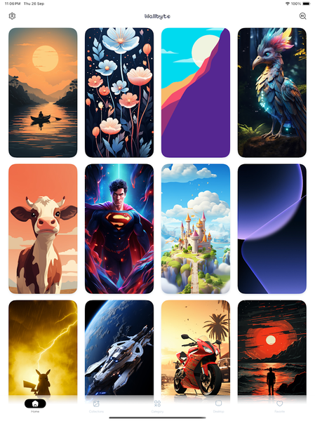 Wallbyte - ۴K, HD Wallpapers - عکس برنامه موبایلی اندروید