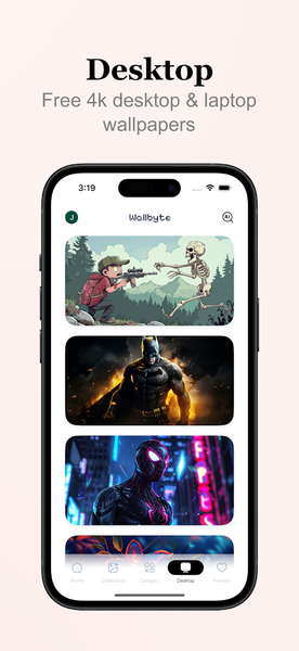 Wallbyte - ۴K, HD Wallpapers - عکس برنامه موبایلی اندروید
