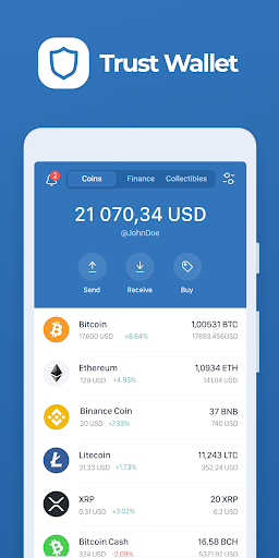 Trust: Crypto & Bitcoin Wallet – کیف پول تراست والت - عکس برنامه موبایلی اندروید
