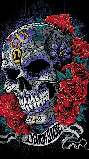 sugar skulls wallpaper