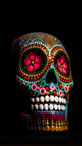 Colorful Skull Mobile Wallpapers  Wallpaper Cave