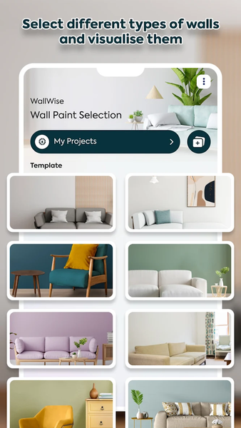 WallWise: Wall Paint Selection - عکس برنامه موبایلی اندروید