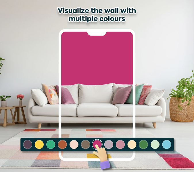 WallWise: Wall Paint Selection - Image screenshot of android app