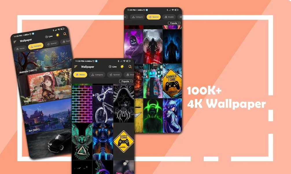 4K Wallpaper HD Background - Image screenshot of android app