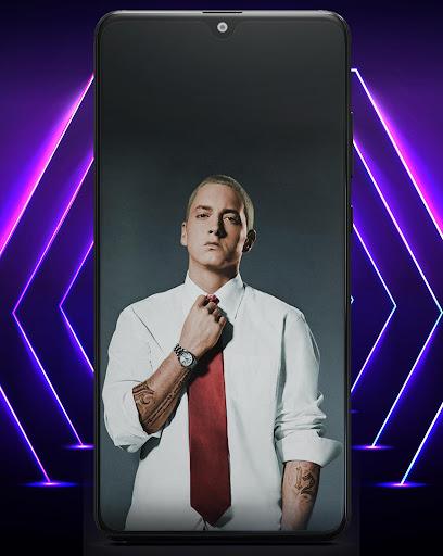 Eminem 4k Wallpaper, ringtones, Quiz, Quotes - Image screenshot of android app