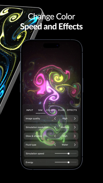Fluid Wallpaper Magic Animated - Image screenshot of android app