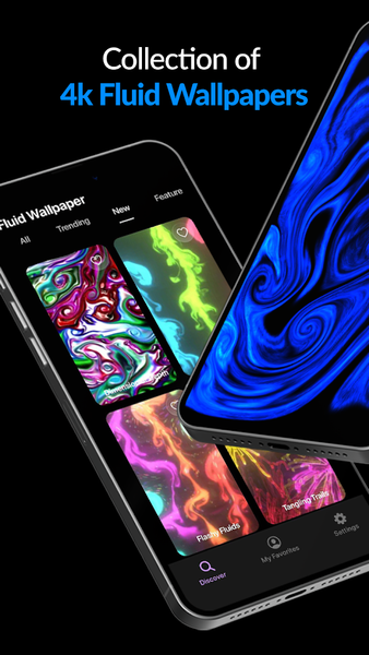 Fluid Wallpaper Magic Animated - Image screenshot of android app