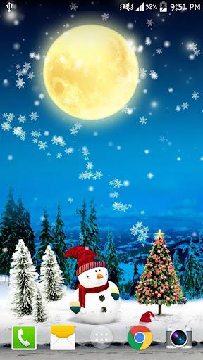 Snowfall Christmas Wallpaper - عکس برنامه موبایلی اندروید