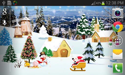 Christmas Live Wallpaper FREE - عکس برنامه موبایلی اندروید