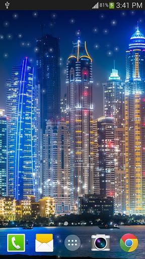 Dubai Night Live Wallpaper PRO - عکس برنامه موبایلی اندروید