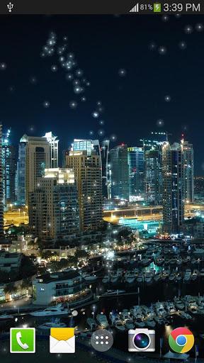 Dubai Night Live Wallpaper PRO - Image screenshot of android app