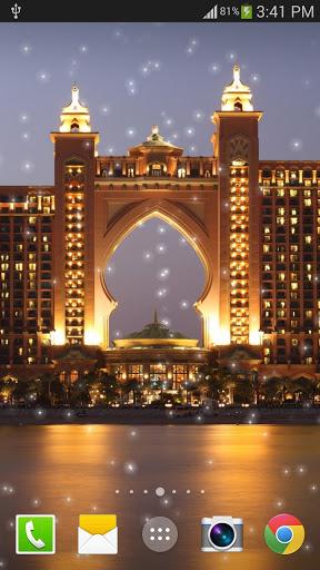 Dubai Night Live Wallpaper PRO - Image screenshot of android app