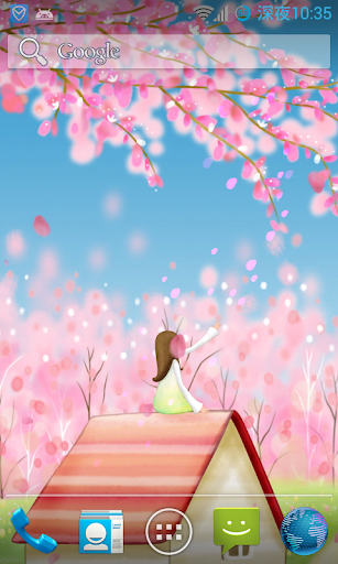 Sakura Live Wallpaper FREE - Image screenshot of android app