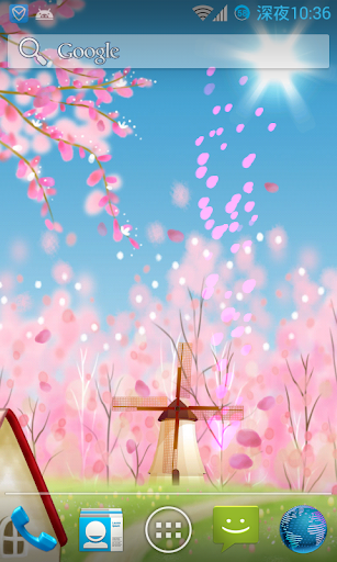 Sakura Live Wallpaper FREE - Image screenshot of android app