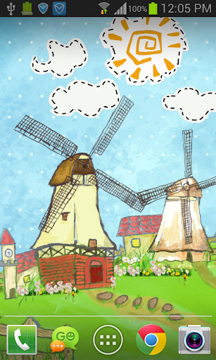 Cartoon Windmill LW FREE - عکس برنامه موبایلی اندروید