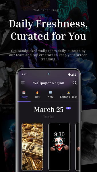 Wallpaper Region - عکس برنامه موبایلی اندروید