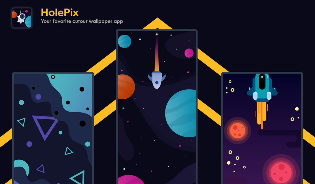 HolePix S24 Cutout Wallpapers - عکس برنامه موبایلی اندروید