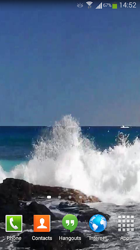 Ocean Waves Live Wallpaper 14 - Image screenshot of android app