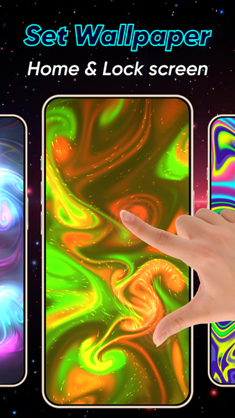 Fluid Wallpaper 4K - Image screenshot of android app