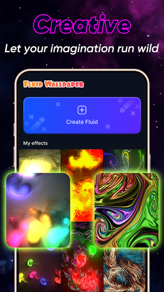 Fluid Wallpaper 4K - Image screenshot of android app