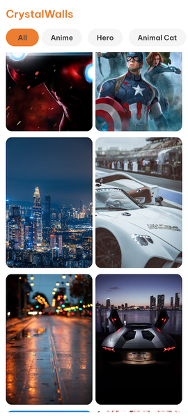 CrystalWalls - Image screenshot of android app