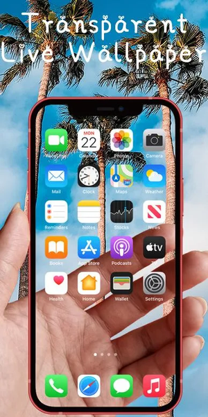 Transparent Live Wallaper - Image screenshot of android app