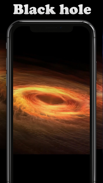 Black Hole Live Wallpaper - Image screenshot of android app