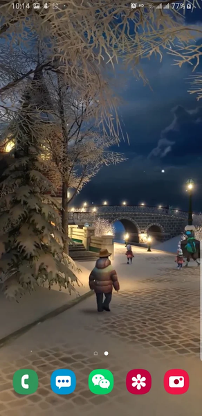 Christmas winter Wallpaper - Image screenshot of android app