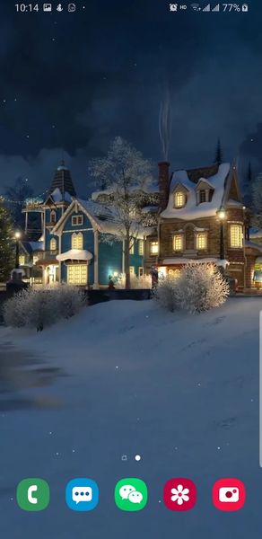 Christmas winter Wallpaper - Image screenshot of android app