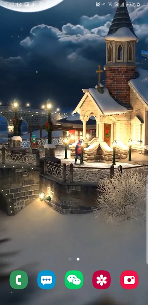 Christmas winter Wallpaper - Image screenshot of android app