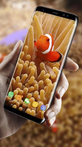 3D Clownfish Live Wallpaper - Image screenshot of android app