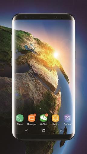 3D Rotating Earth Wallpaper - Image screenshot of android app