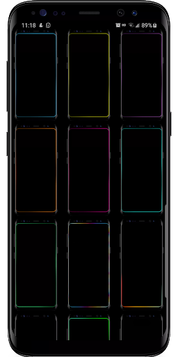 Galaxy phone Edge Lighting Live Wallpaper - Image screenshot of android app