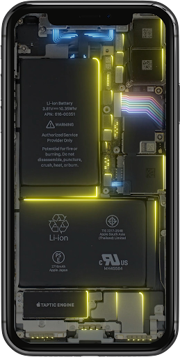 Phone Electricity Wallpaper - Image screenshot of android app