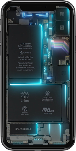 Phone Electricity Wallpaper - Image screenshot of android app