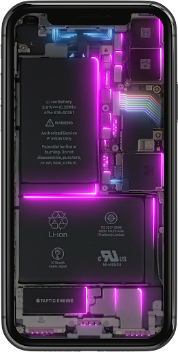 Phone Electricity Wallpaper - Image screenshot of android app