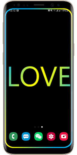 Phone Edge Lighting Live Wallpaper - عکس برنامه موبایلی اندروید